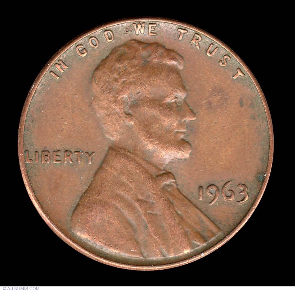 1 cent 1963, USA - Coin value - uCoin.net