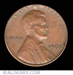 Image #1 of 1 Cent 1963