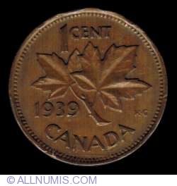 Image #2 of 1 Cent 1939