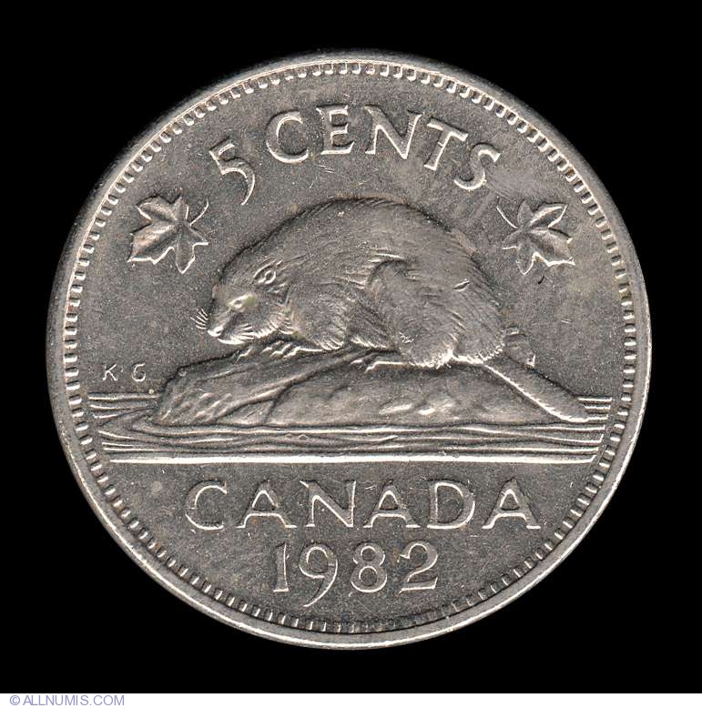 5 Cents 1982, Elizabeth II (1953-2022) - Canada - Coin - 8100
