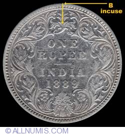 Image #2 of 1 Rupee 1889 (B)