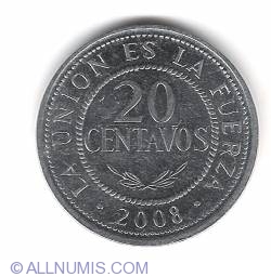 20 Centavos 2008