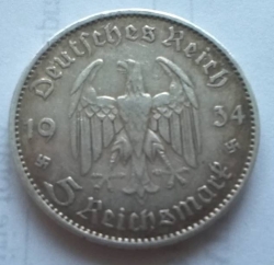 Image #1 of 5 Reichsmark 1934 A