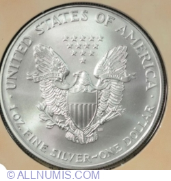 Image #2 of Silver Eagle 2000 - Altered Coin - Colored