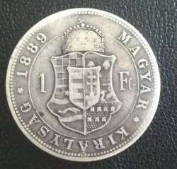 Image #1 of 1 Forint 1889