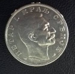 Image #2 of 2 Dinari 1915 - Paris Mint