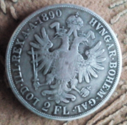 Image #2 of 2 Florin 1890 A