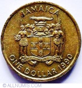 Banknote Jamaica One dollar, $1 Dollar (Sir Alexander Bustamante)