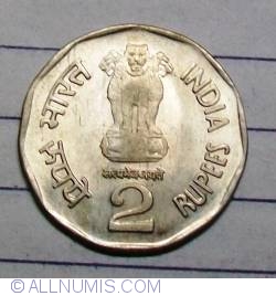 Image #2 of 2 Rupees 1999 (C) -  Chhatrapati Shivaji
