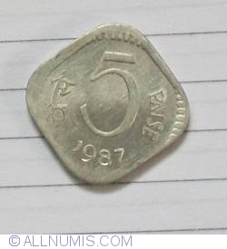 Image #1 of 5 Paise 1987 (C)