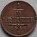 2 : 1/2 Kreuzer 1851 B