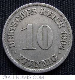 Image #1 of 10 Pfennig 1904 A