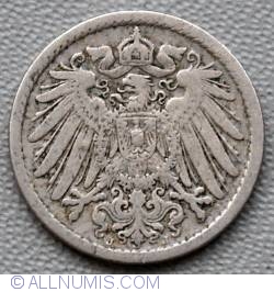 5 Pfennig 1900 J