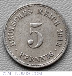Image #1 of 5 Pfennig 1912 A