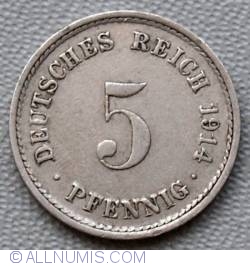 5 Pfennig 1914 A