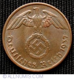 Image #2 of 2 Reichspfennig 1937 A