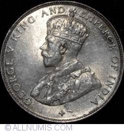 Image #2 of 50 Cents (1/2 Dollar) 1920 - Cross under head.
