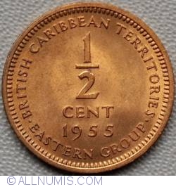 Image #2 of 1/2 Cent 1955