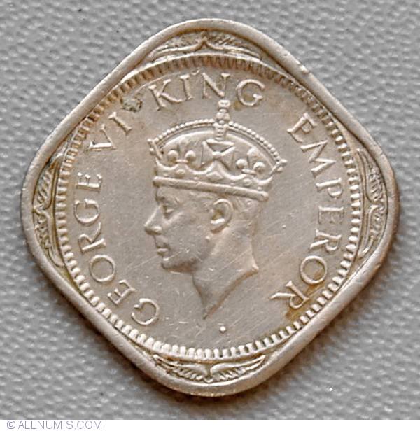 1 2 Anna 1946 India Britanica George VI 1936 1947 India Moned 