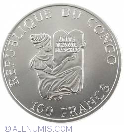 Image #2 of 100 Francs 1994 - Polacanthus