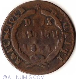 Image #1 of 2 Centimes 1841 (AN 39)