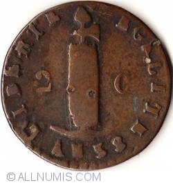 Image #2 of 2 Centimes 1841 (AN 39)