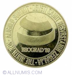 Image #2 of 5000 Dinar 1989. - THE NINTH NON-ALIGNED SUMMIT