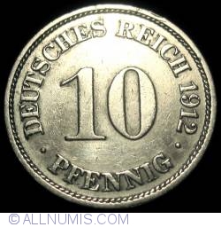 Image #1 of 10 Pfennig 1912 J