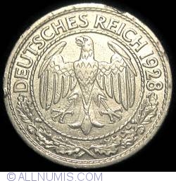 Image #2 of 50 Reichspfennig 1928 A