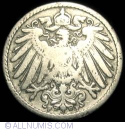 Image #2 of 5 Pfennig 1895 F