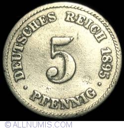 5 Pfennig 1895 F