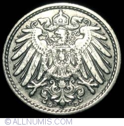 Image #2 of 5 Pfennig 1911 D