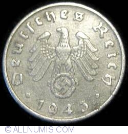 5 Reichspfennig 1943 D