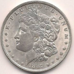 Image #2 of Morgan Dollar 1887