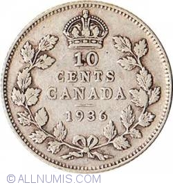 Image #1 of 10 Cents 1936 (without dot)