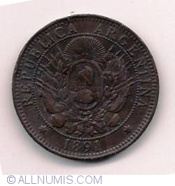 2 Centavos 1891