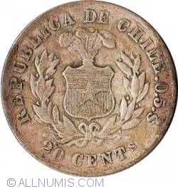 Image #1 of 20 Centavos 1881
