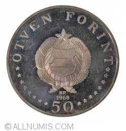 Image #2 of 50 Forint 1968 - 150 de ani de la nasterea lui Semmelweis