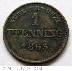Image #1 of 1 Pfennig 1863