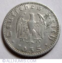 Image #2 of 50 Reichspfennig 1935 D