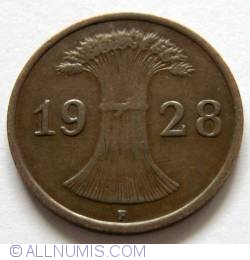 Image #2 of 1 Reichspfennig 1928 F