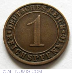 1 Reichspfennig 1935 J