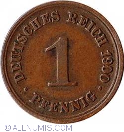 Image #1 of 1 Pfennig 1900 D