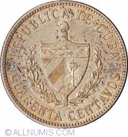 40 Centavos 1915
