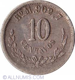 Image #2 of 10 Centavos 1884