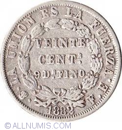 Image #1 of 20 Centavos 1882