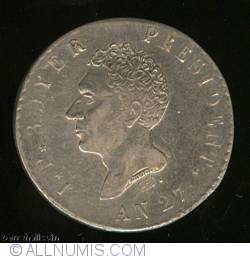100 Centimes 1830 (AN 27)