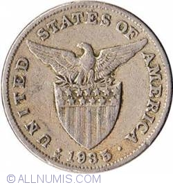 Image #1 of 5 Centavos 1935