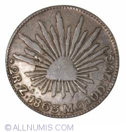 Image #1 of 2 Reales 1863 Zs