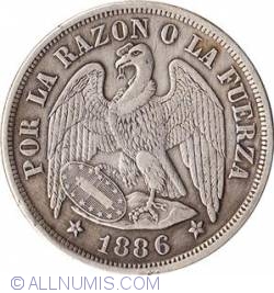Image #1 of 1 Peso 1886